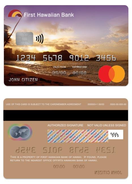 Hawaii Heritage Credit mastercard